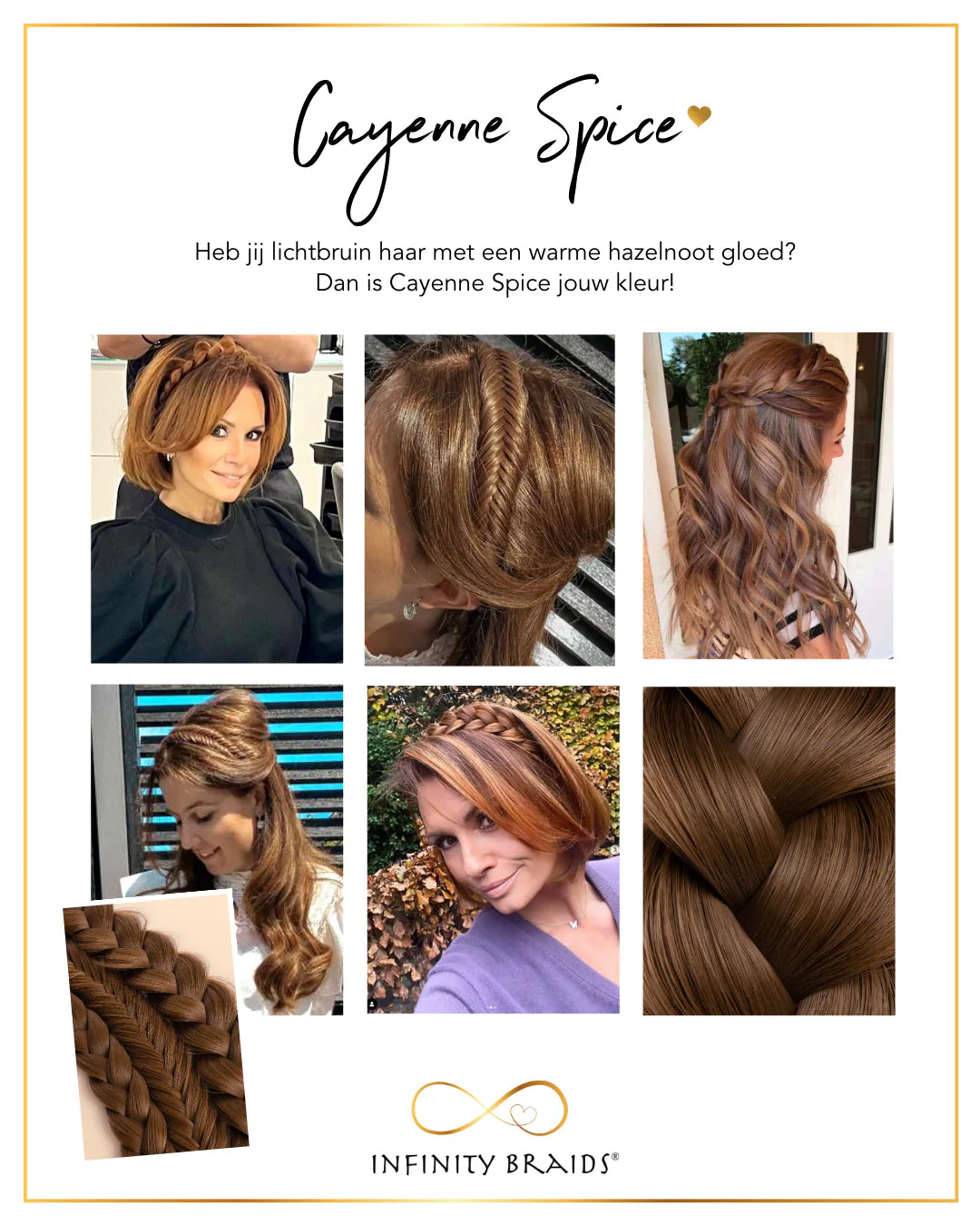 Infinity Braids Lizzy Cayenne Spice