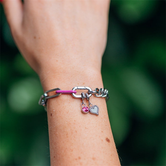 Zusammengesetztes iXXXi Connect-Armband Dee Silver