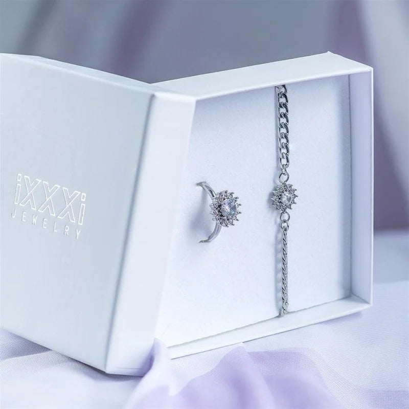 Fame Lucia Kristall-Ring-Set