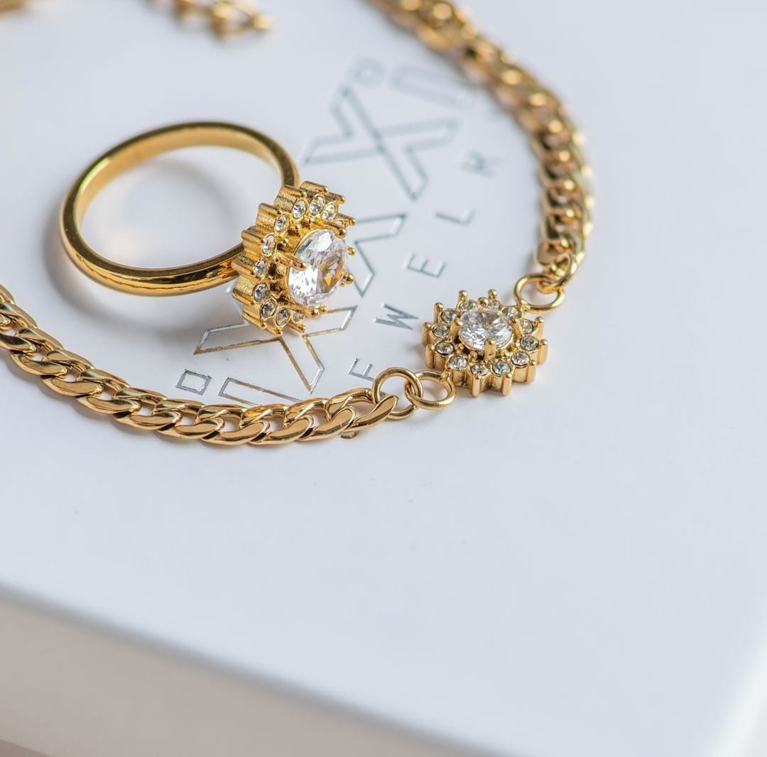 Fame Lucia Crystal ring set | Nance@Home