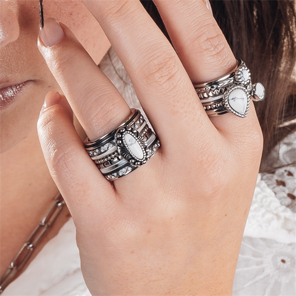 iXXXi Schmuckscheibe Indian White 2mm