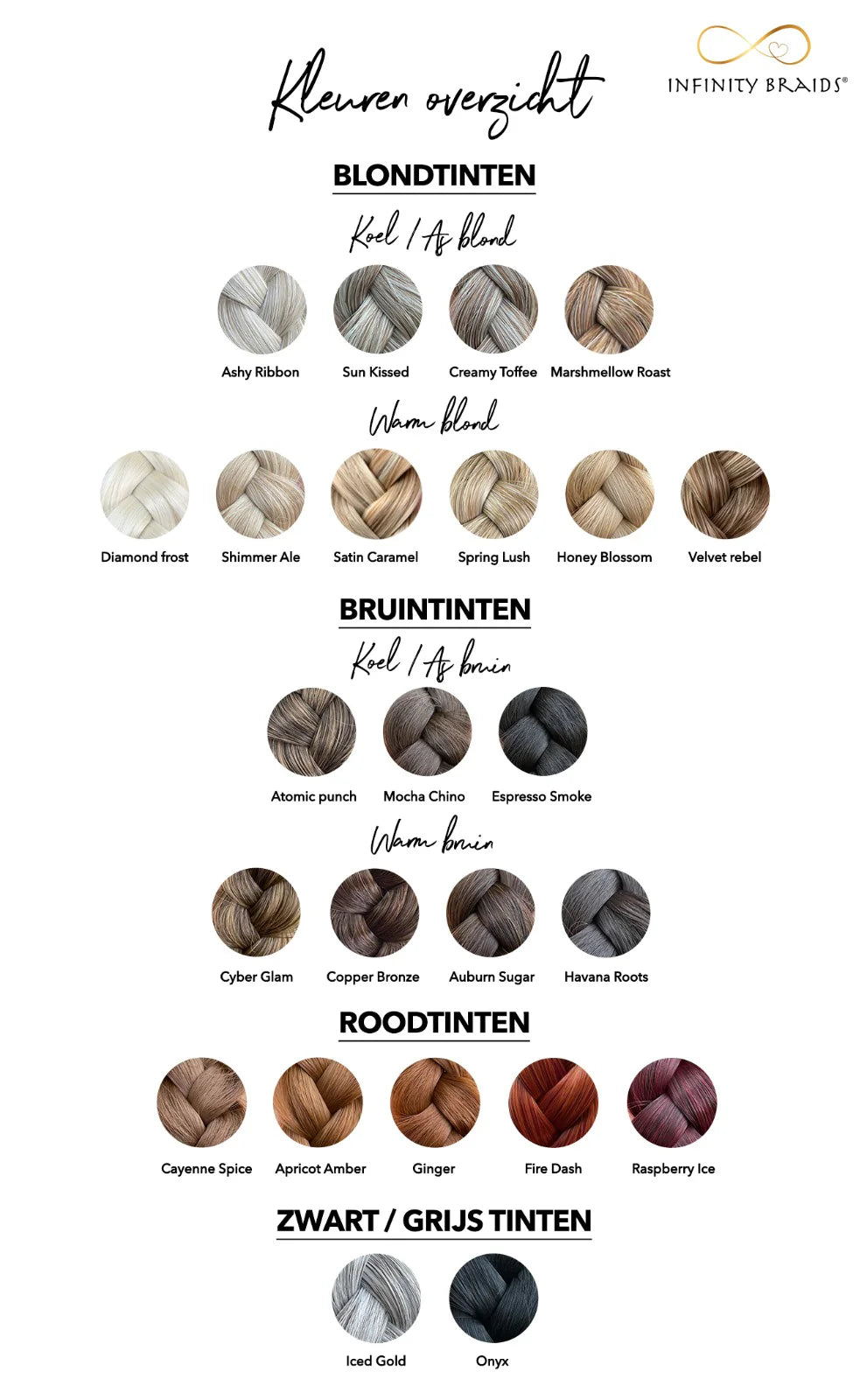 Infinity Braids Lizzy Auburn Sugar