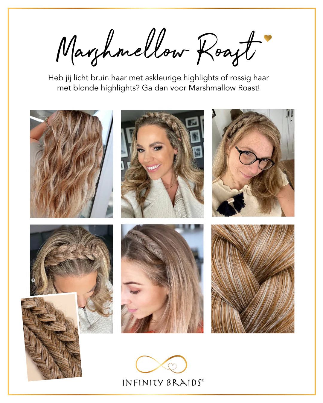 Infinity Braids Lizzy Marshmallow Roast