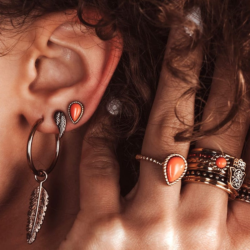 iXXXi-Ohrstecker „Engelsflügel“.