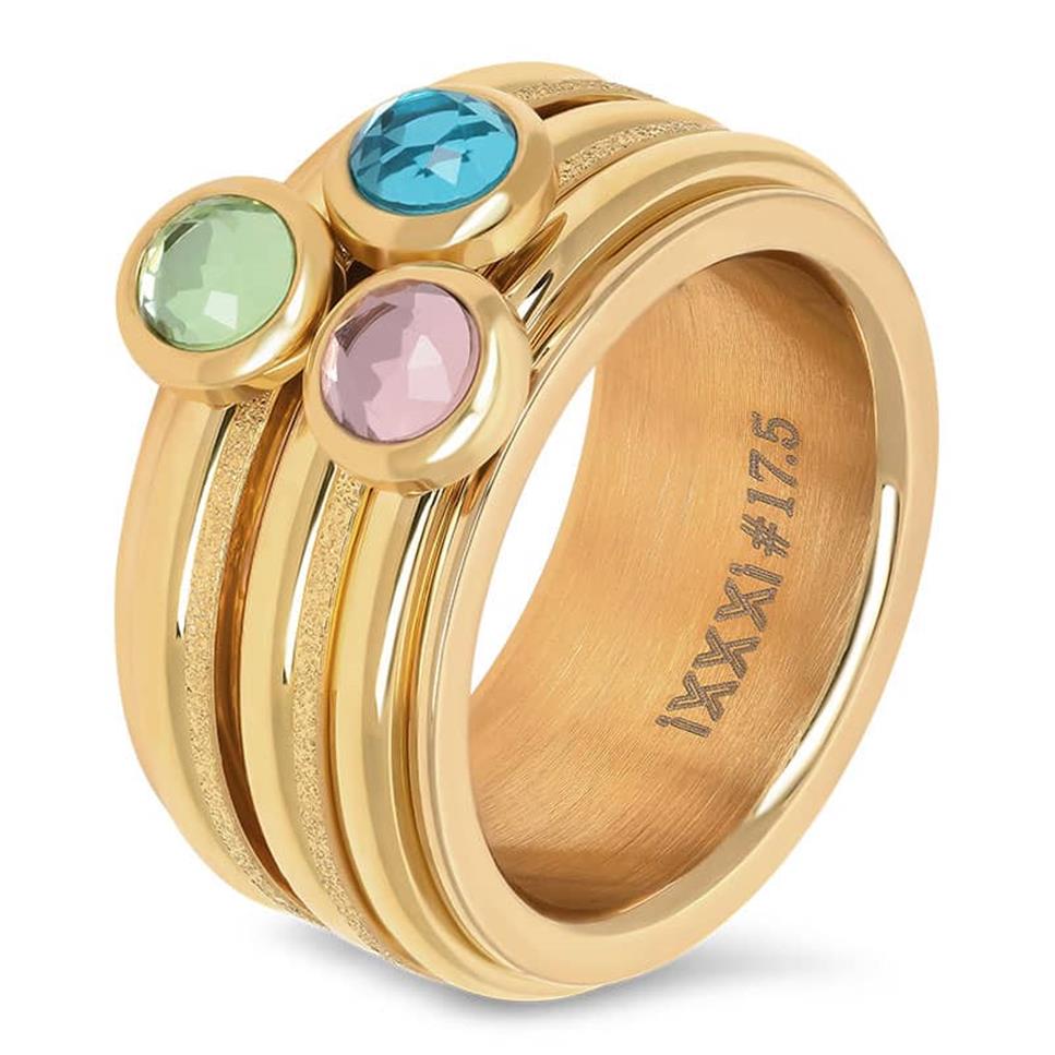 iXXXi Schmuckscheibe 6 mm 1 Zirkonia Hellgrün 2 mm