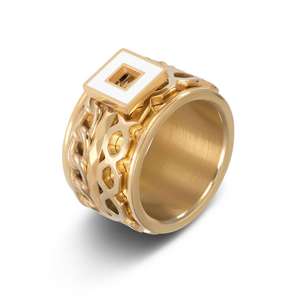 iXXXi Schmuck-Füllring, künstlerisches Quadrat, 2 mm