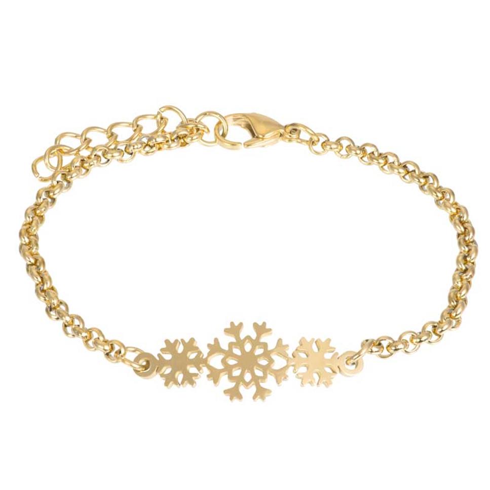 iXXXi Schmuckarmband Schneeflocke 17+3cm
