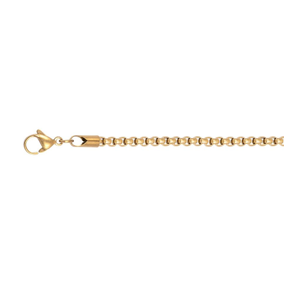 iXXXi Herren-Halskette mit rundem 60-cm-Glied