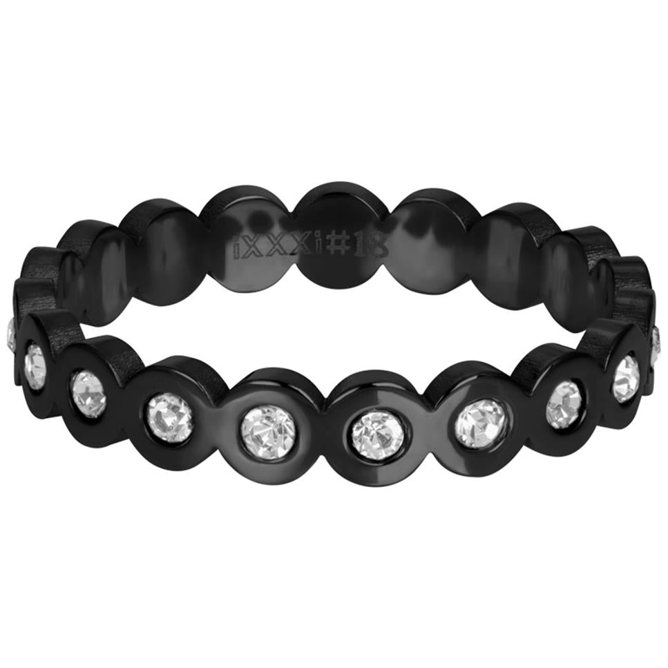 iXXXi Schmuck-Füllring, großer runder Stein, 4 mm