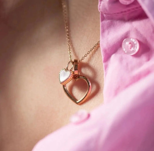 Geschenkset iXXXi Jewelry 2 Hearts Necklace
