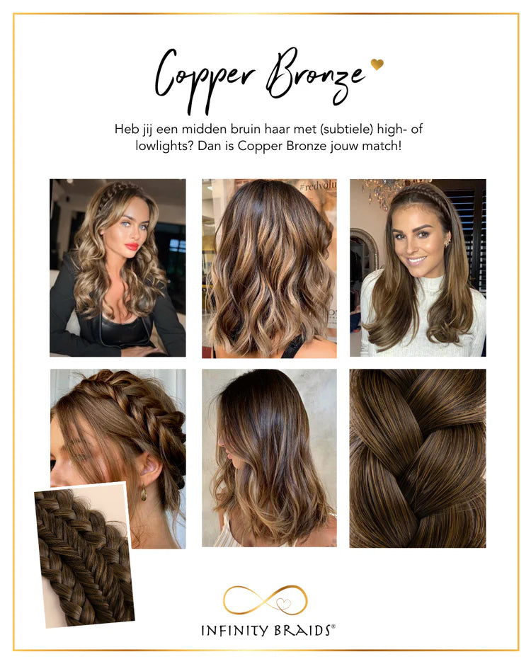 Infinity Braids Jolie Kupfer Bronze