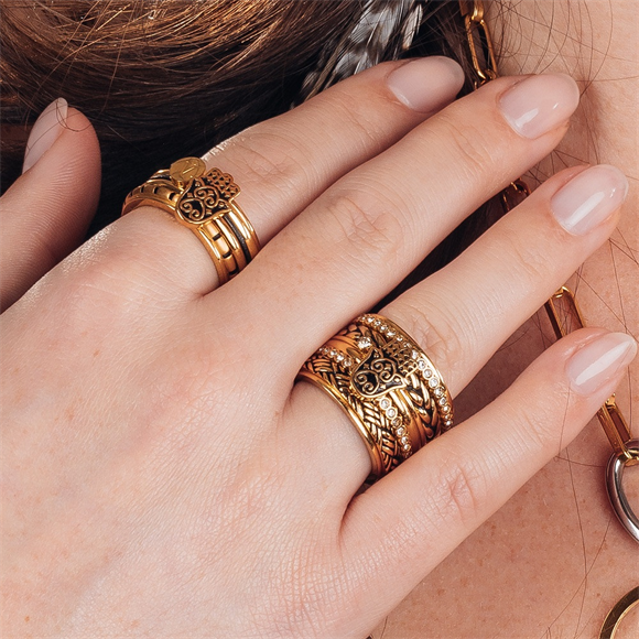 iXXXi Schmuck-Füllring „Boho Hand“ 2 mm