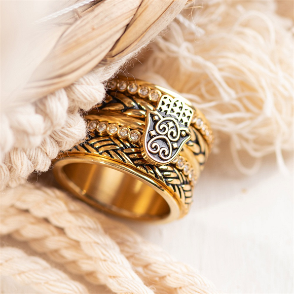 iXXXi Schmuck-Füllring „Boho Hand“ 2 mm