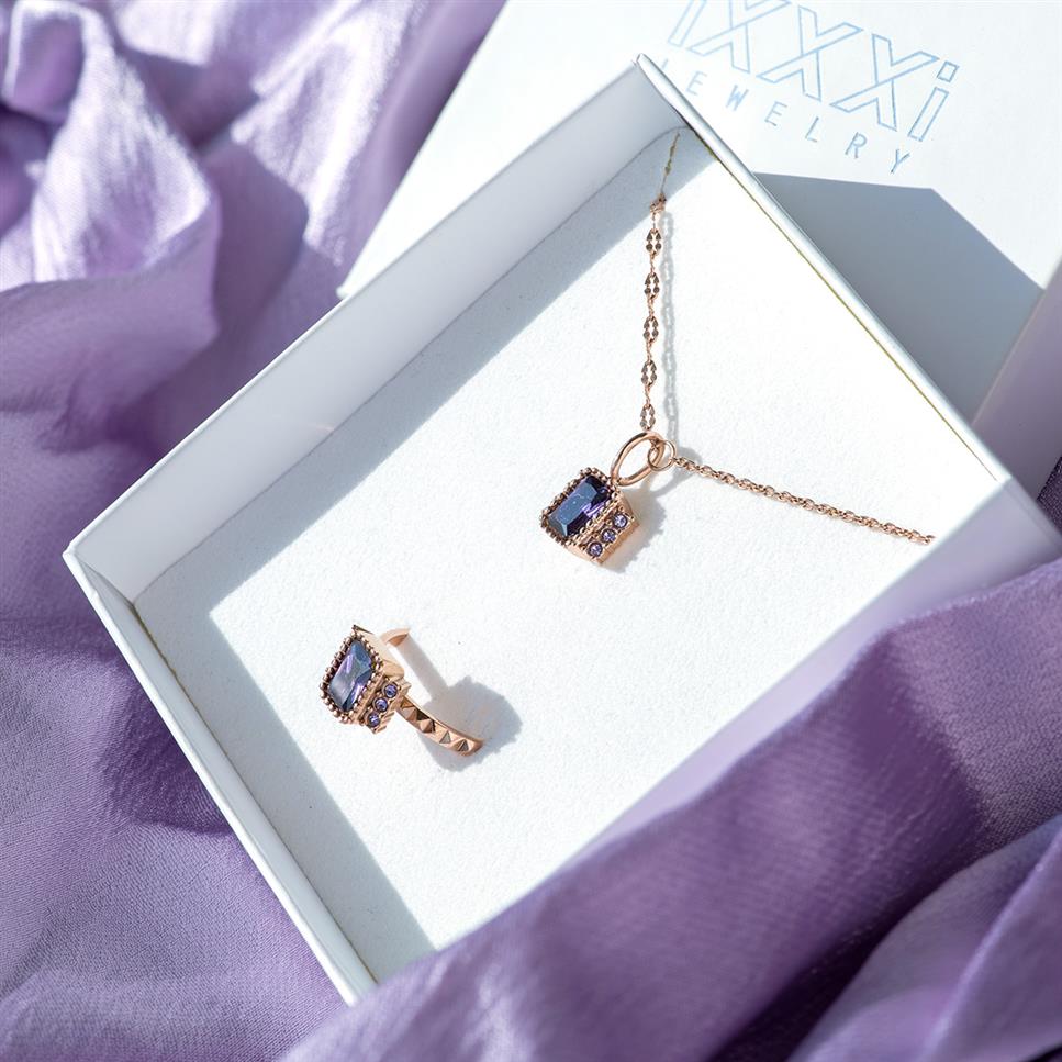 iXXXi Fame Einzelring „Classic Miracle Tanzanite“.