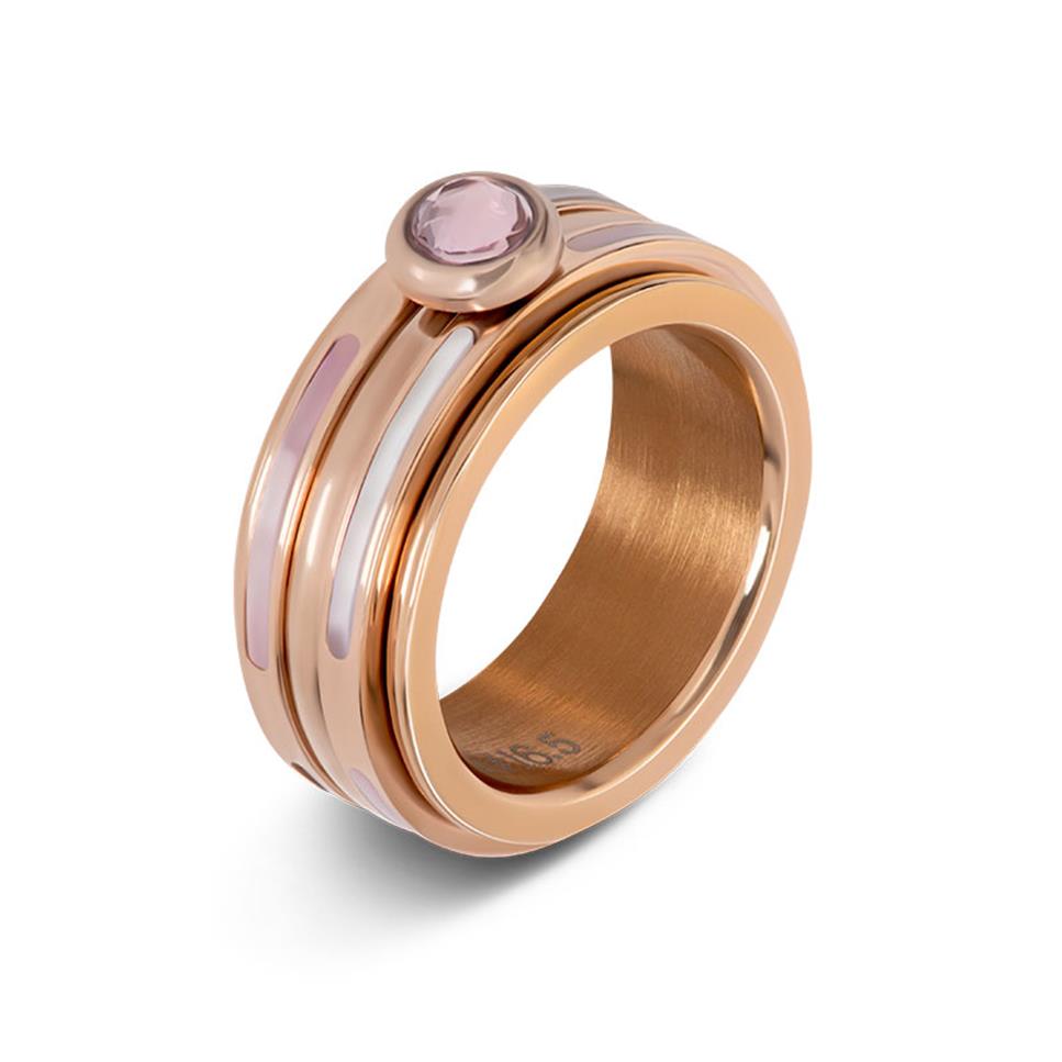 iXXXi Schmuck-Füllring 6 mm, 1 Zirkonia, rosa, 2 mm