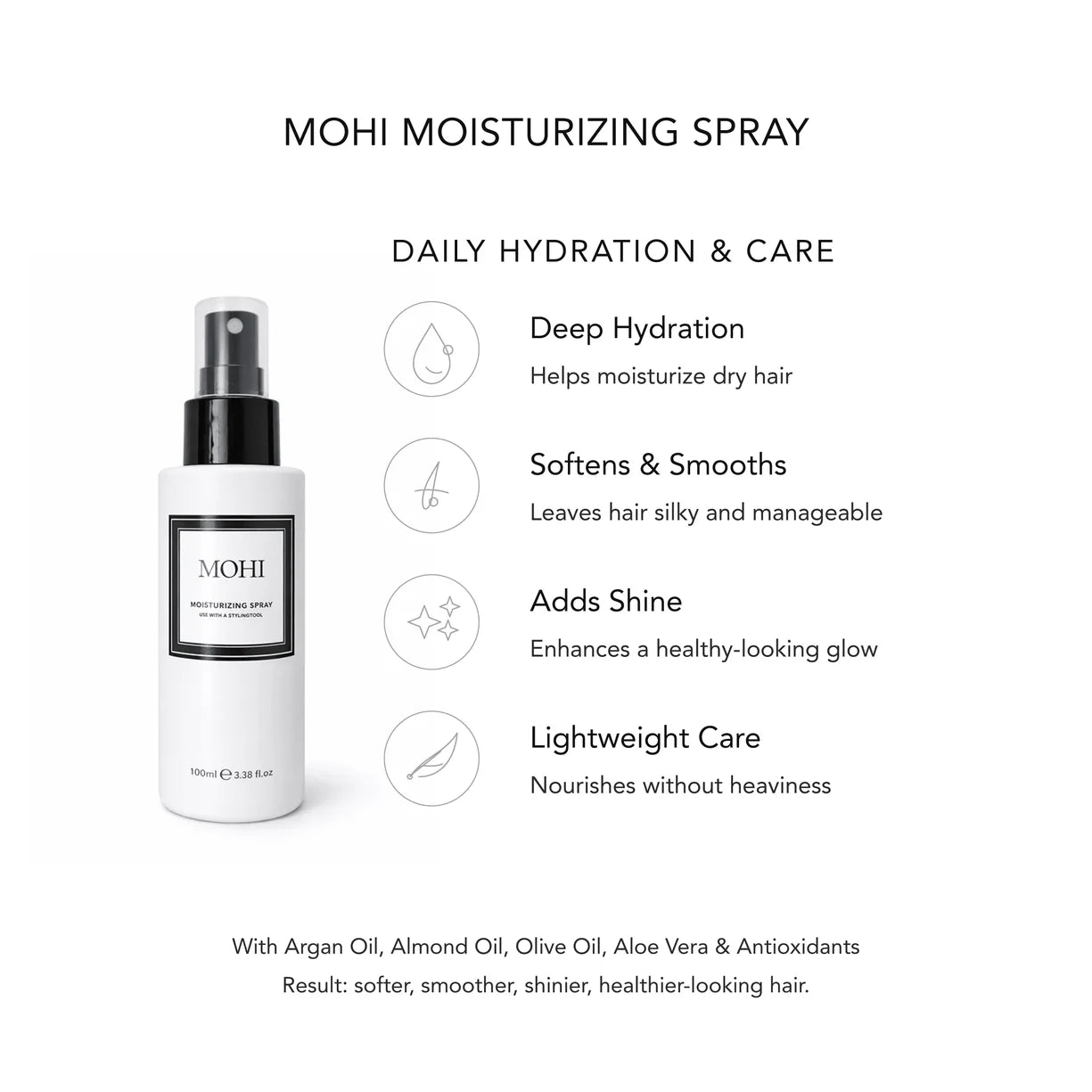 Mohi Haar-Feuchtigkeitsspray 100 ml