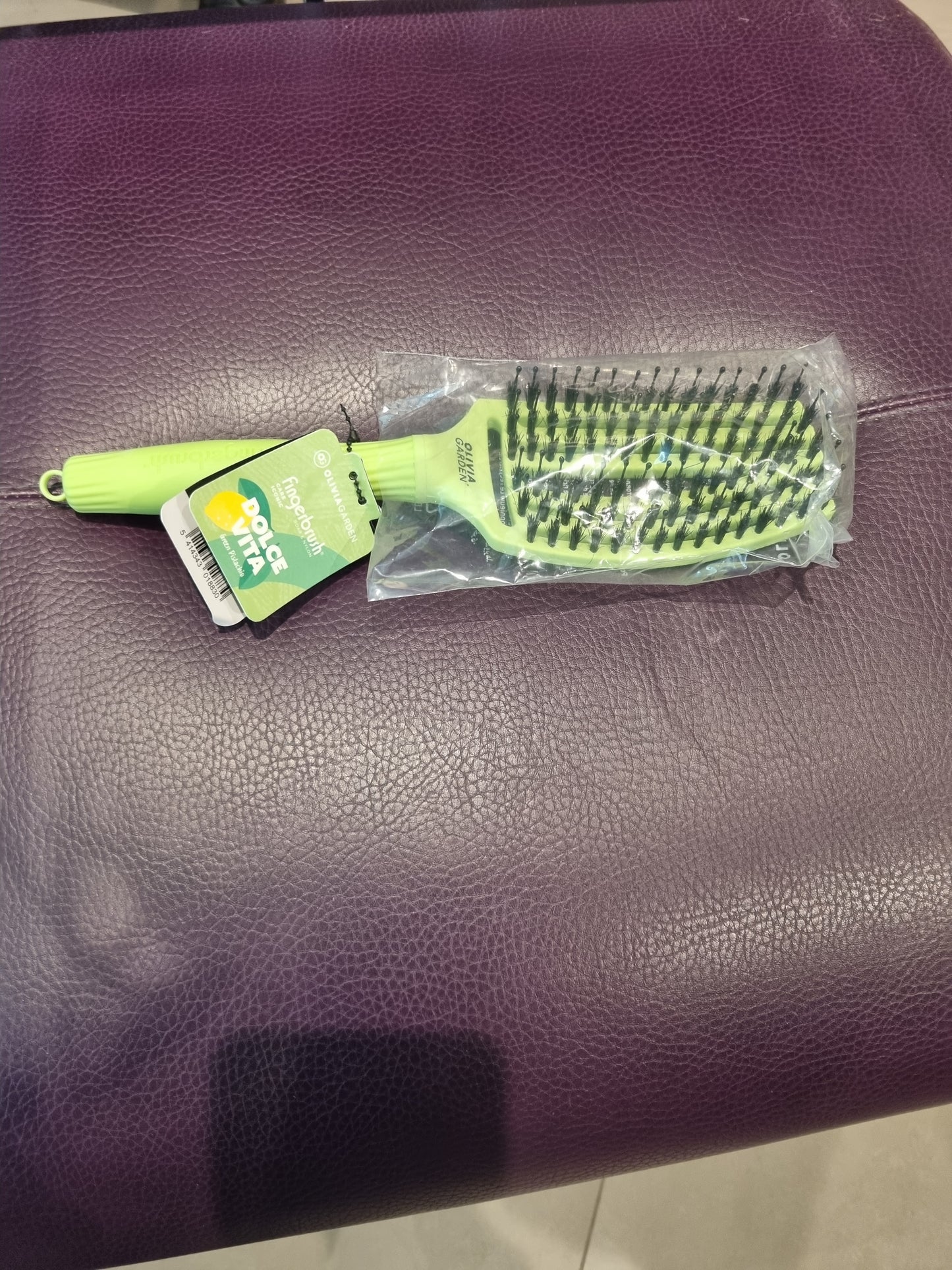 Olivia Garden Fingerbrush Green Pistachio