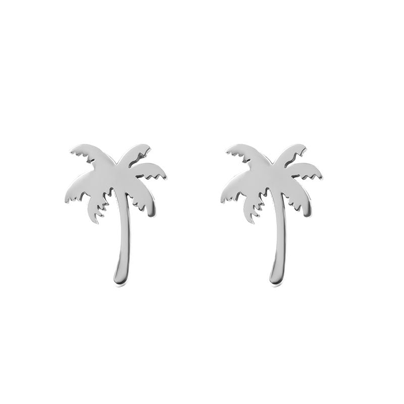 Ear studs Palm Tree