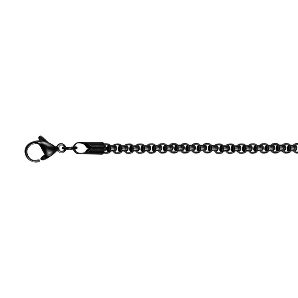 iXXXi Herren-Halskette mit rundem 60-cm-Glied